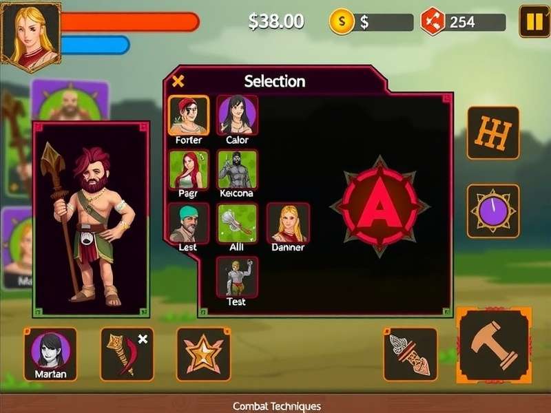 Haryanvi Brave Brawler Character Selection Screen